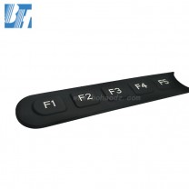 Customize laser etching silicone rubber keypad used on crane remote control