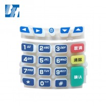 Custom Made Conductive Elastomer Silicone Rubber Buttons Keypad From China Manufacturer
