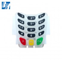 10 Years Manufacturer Customized Silicone Keypads For POS System
