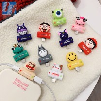2019 Hot Sale 2 in 1 Silicone Headphone Cartoon Iphone Adapter for 7/8/X/XS/XR
