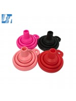 Kitchen Use Foldable Collapsible Oil Inventory Silicone Funnel