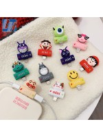 2019 Hot Sale 2 in 1 Silicone Headphone Cartoon Iphone Adapter for 7/8/X/XS/XR