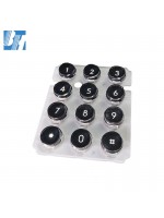 Epoxy silk-screen P+R keypad button for calculator