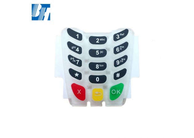 10 Years Manufacturer Customized Silicone Keypads For POS System